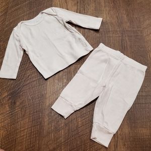 Carters Just One You Baby Girl Neutral Top Tee Shirt Leggings Pants Striped 3M